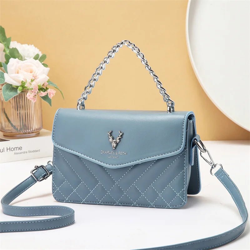 Quilted Mini Shoulder Bag - Retro Waterproof Chain Handbag – Minimal Elegance | The Simple Co – Bags & Accessories, minimalist style, quiet luxury aesthetic, modern essential – The Simple Co.