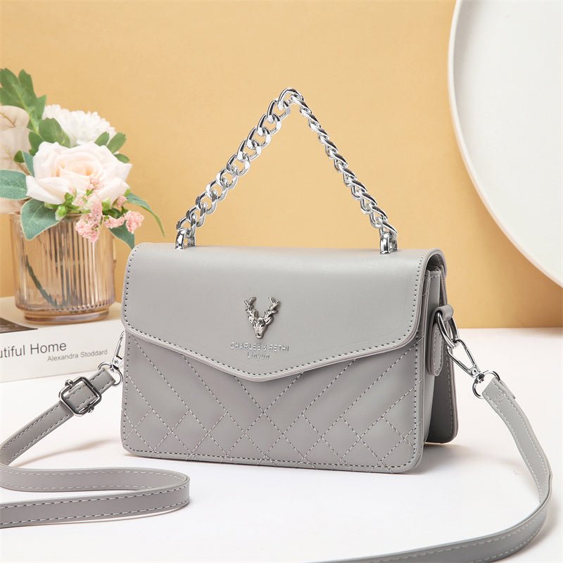 Quilted Mini Shoulder Bag - Retro Waterproof Chain Handbag – Minimal Elegance | The Simple Co – Bags & Accessories, minimalist style, quiet luxury aesthetic, modern essential – The Simple Co.