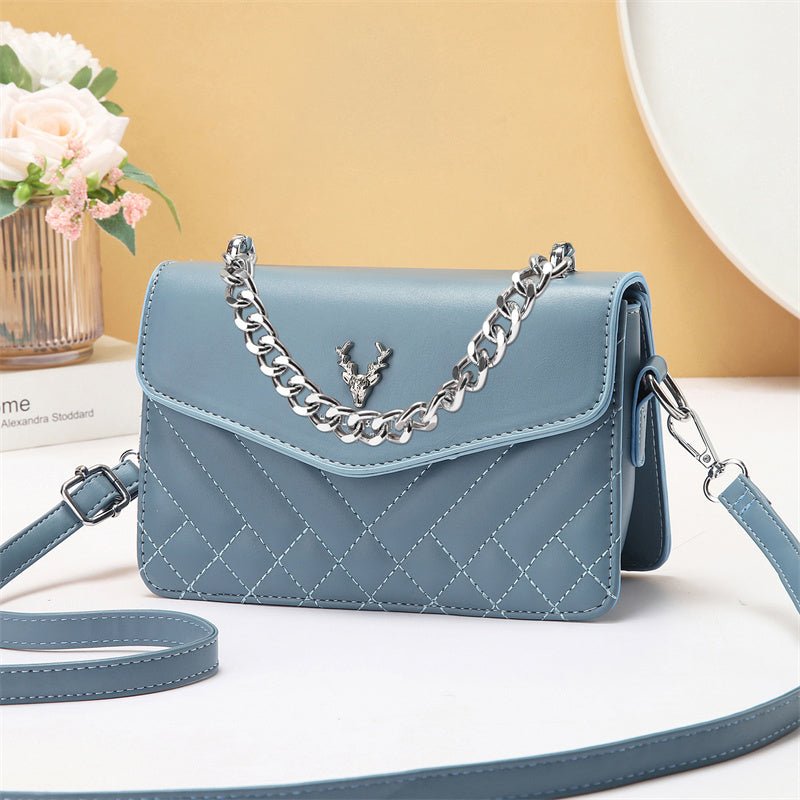 Quilted Mini Shoulder Bag - Retro Waterproof Chain Handbag – Minimal Elegance | The Simple Co – Bags & Accessories, minimalist style, quiet luxury aesthetic, modern essential – The Simple Co.