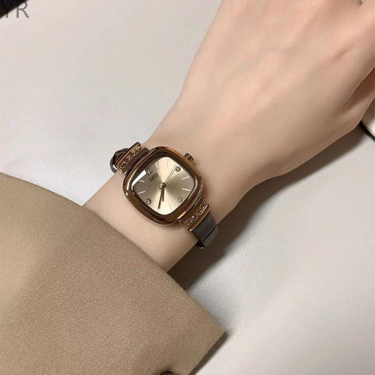 Retro - style Watch With A Minimalist Petite Square Design – Minimal Elegance | The Simple Co – Practical cottage, minimalist style, quiet luxury aesthetic, modern essential – The Simple Co.