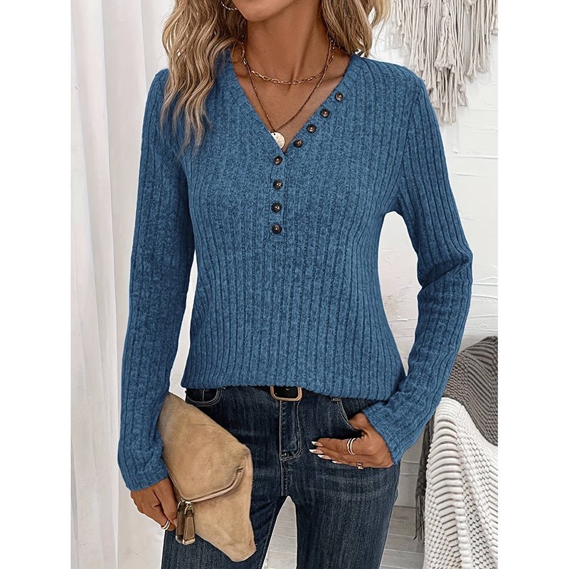 Ribbed Knit Tunic Shirt – Minimal Elegance | The Simple Co – Practical cottage, minimalist style, quiet luxury aesthetic, modern essential – The Simple Co.