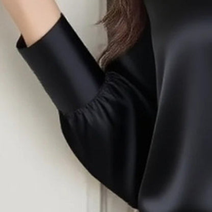 Ribbon Detail Blouse – Minimal Elegance | The Simple Co – Practical cottage, minimalist style, quiet luxury aesthetic, modern essential – The Simple Co.