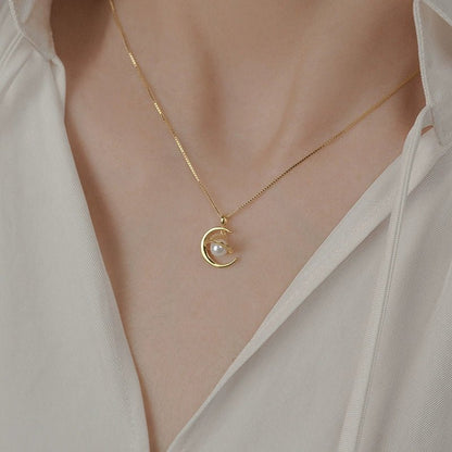 Saturn Planet Necklace - Niche Design Clavicle Chain – Minimal Elegance | The Simple Co – Necklaces (Minimalist / Statement / Unis, minimalist style, quiet luxury aesthetic, modern essential – The Simple Co.