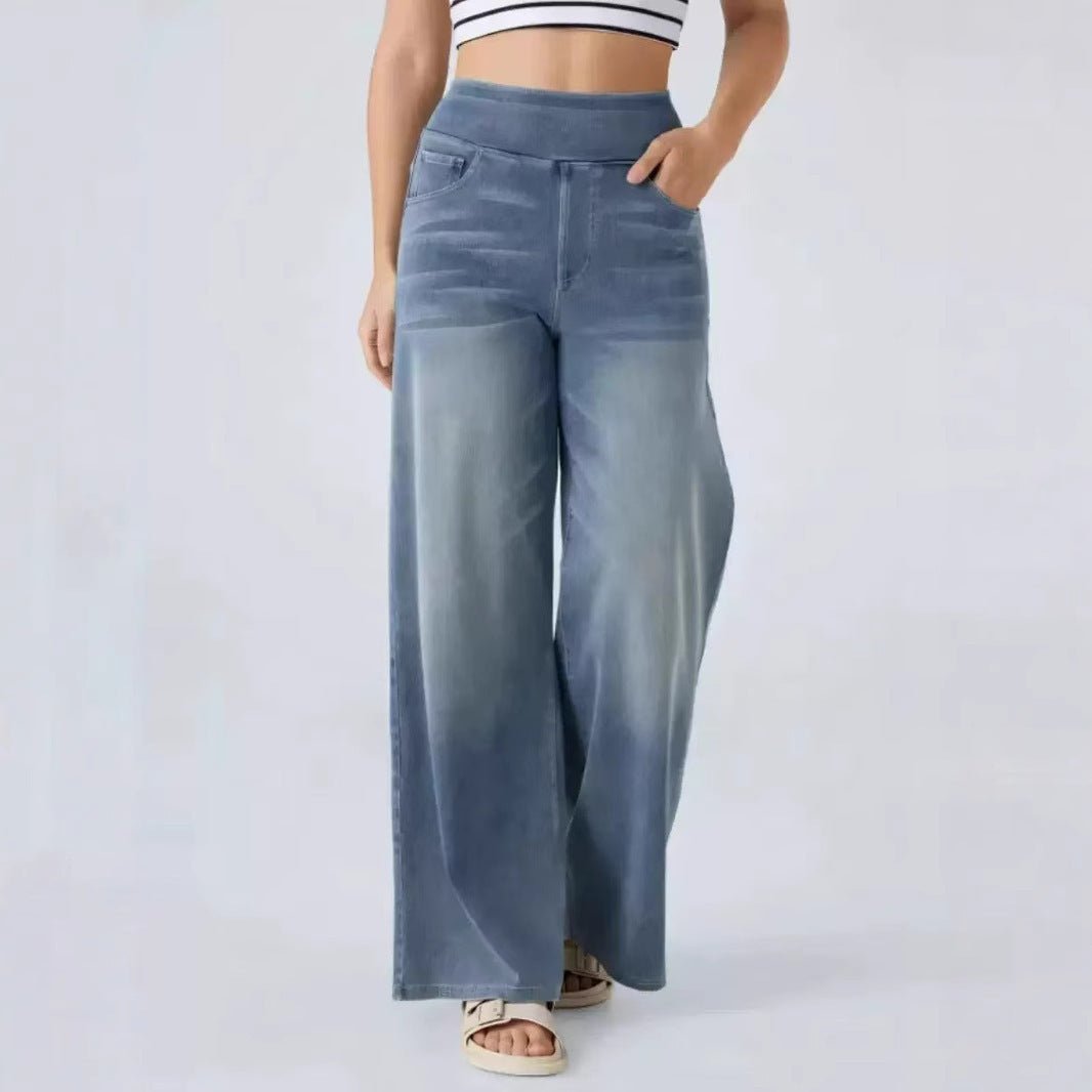 Slim - Fit Figure Flattering Jeans – Minimal Elegance | The Simple Co – Practical cottage, minimalist style, quiet luxury aesthetic, modern essential – The Simple Co.