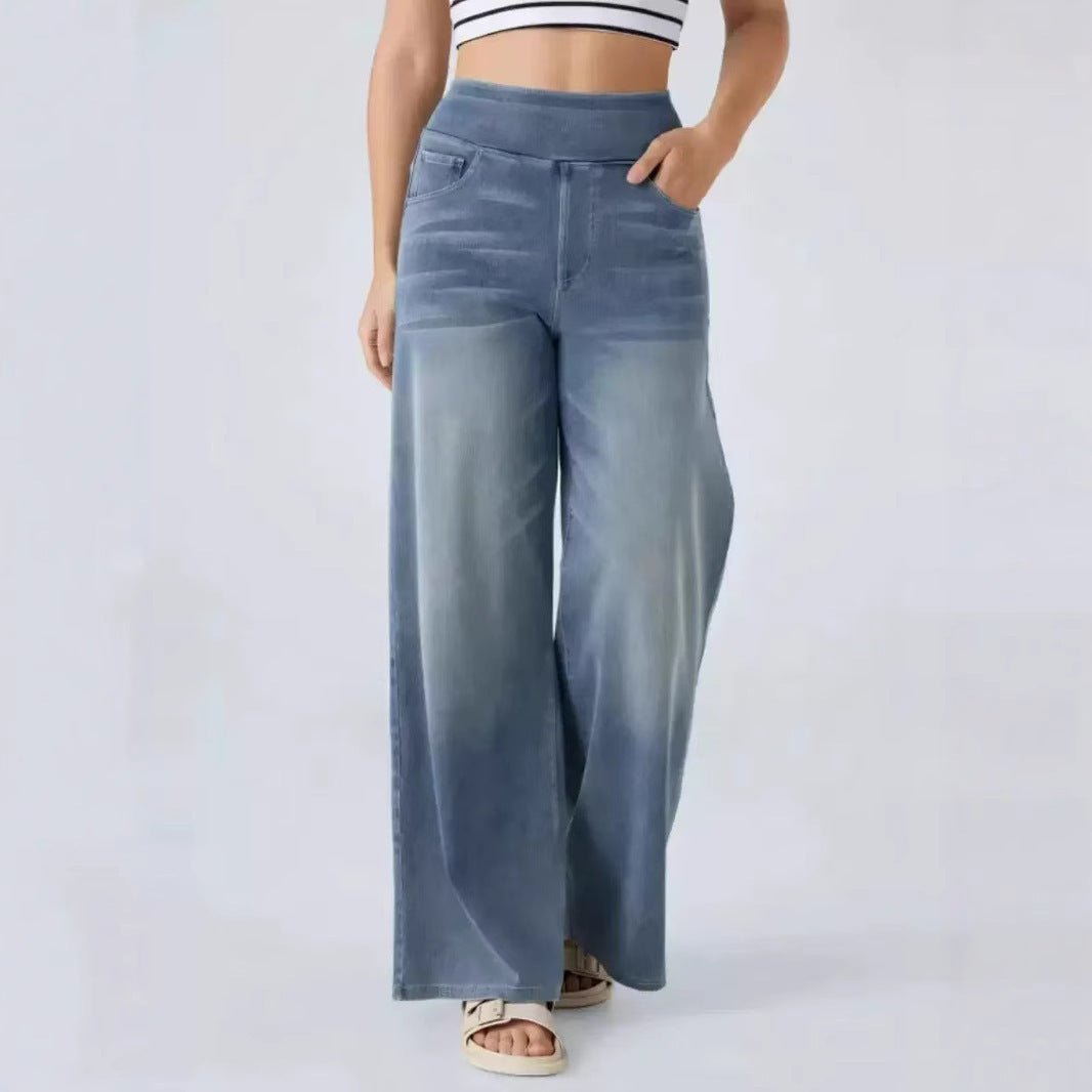 Slim - Fit Figure Flattering Jeans – Minimal Elegance | The Simple Co – Practical cottage, minimalist style, quiet luxury aesthetic, modern essential – The Simple Co.