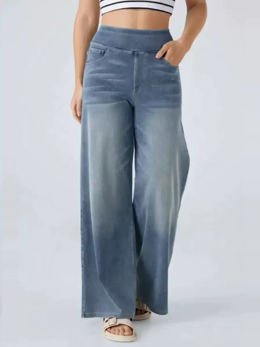 Slim - Fit Figure Flattering Jeans – Minimal Elegance | The Simple Co – Practical cottage, minimalist style, quiet luxury aesthetic, modern essential – The Simple Co.