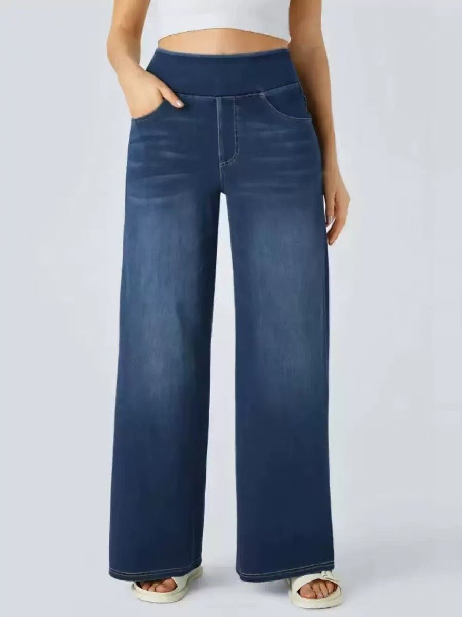 Slim - Fit Figure Flattering Jeans – Minimal Elegance | The Simple Co – Practical cottage, minimalist style, quiet luxury aesthetic, modern essential – The Simple Co.