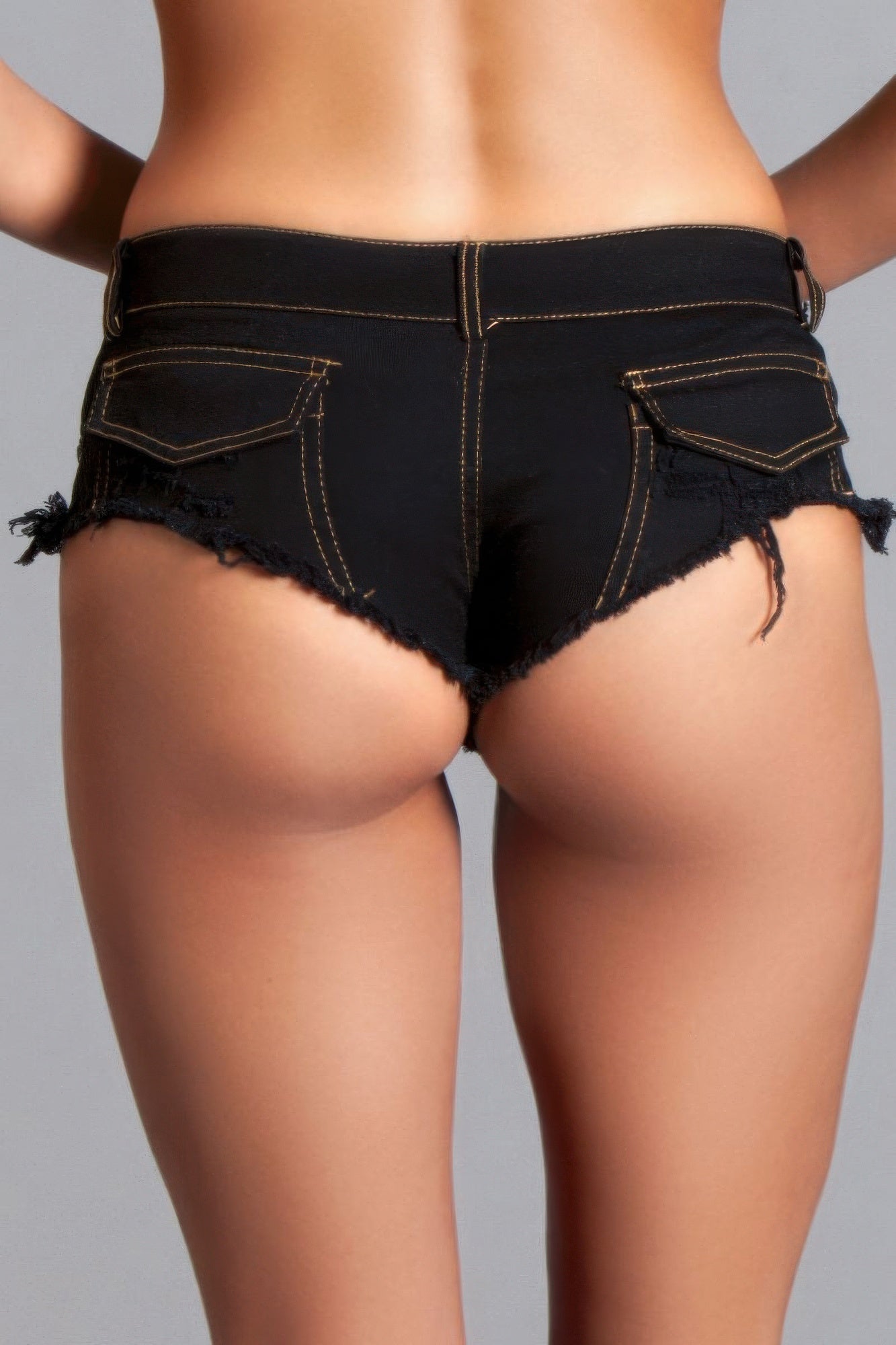 Slim Stretch Mini Shorts – Shorts, minimalist style, quiet luxury aesthetic, modern essential – The Simple Co.