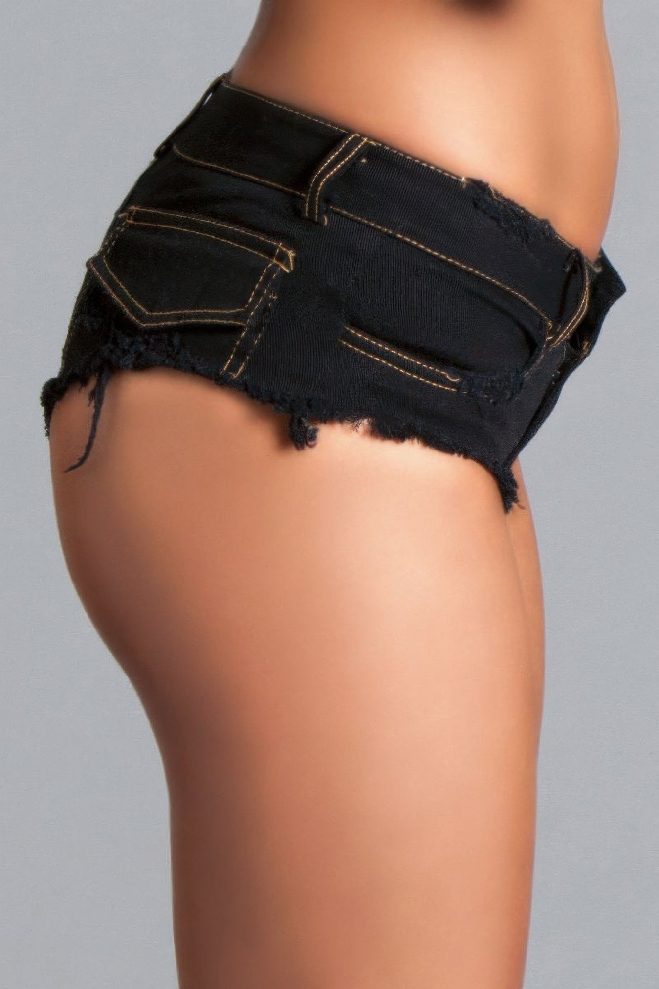Slim Stretch Mini Shorts – Shorts, minimalist style, quiet luxury aesthetic, modern essential – The Simple Co.