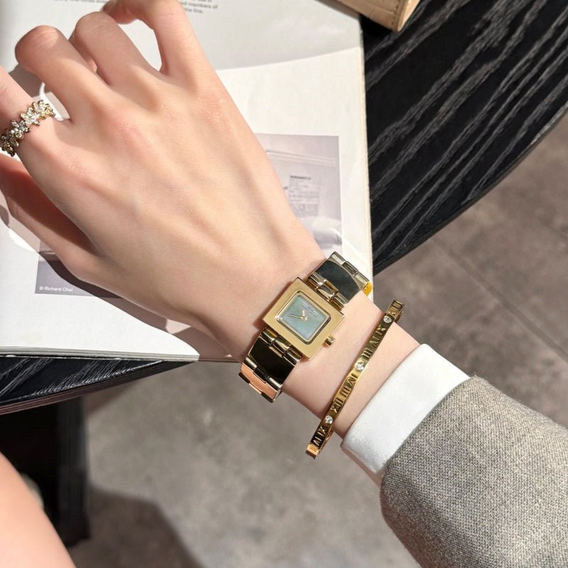 Small Square Watch Light Luxury Niche Fashionable Minimalis For Women – Minimal Elegance | The Simple Co – Practical cottage, minimalist style, quiet luxury aesthetic, modern essential – The Simple Co.