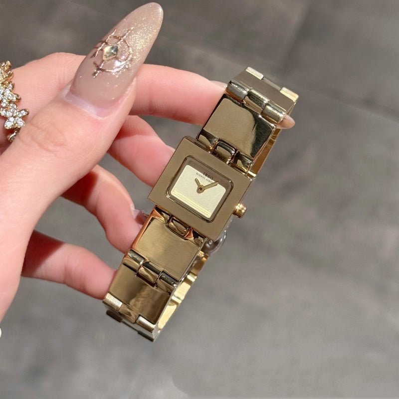 Small Square Watch Light Luxury Niche Fashionable Minimalis For Women – Minimal Elegance | The Simple Co – Practical cottage, minimalist style, quiet luxury aesthetic, modern essential – The Simple Co.