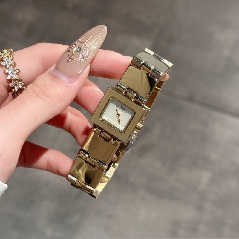 Small Square Watch Light Luxury Niche Fashionable Minimalis For Women – Minimal Elegance | The Simple Co – Practical cottage, minimalist style, quiet luxury aesthetic, modern essential – The Simple Co.