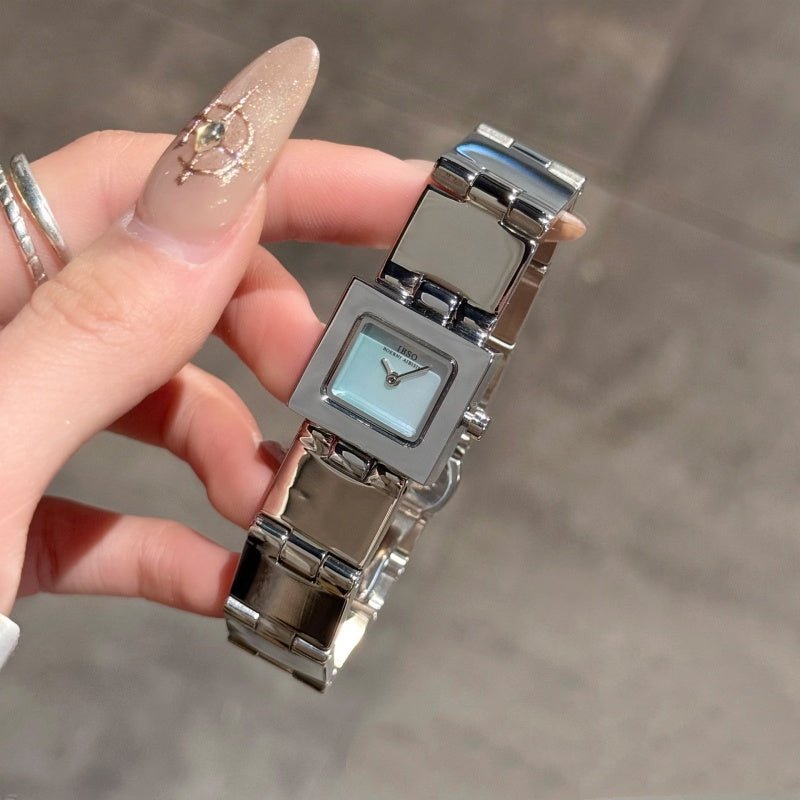 Small Square Watch Light Luxury Niche Fashionable Minimalis For Women – Minimal Elegance | The Simple Co – Practical cottage, minimalist style, quiet luxury aesthetic, modern essential – The Simple Co.