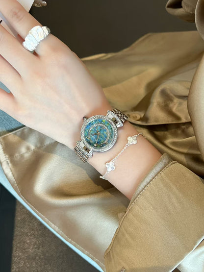 Starry Sky Fritillary Marble Watch For – Minimal Elegance | The Simple Co – Practical cottage, minimalist style, quiet luxury aesthetic, modern essential – The Simple Co.