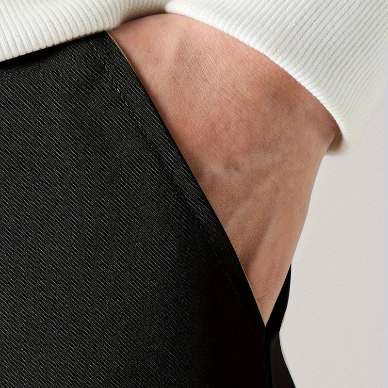 Straight Ankle Cargo Pants Wear - Resistant Casual Trousers – Minimal Elegance | The Simple Co – Men’s Bottoms, minimalist style, quiet luxury aesthetic, modern essential – The Simple Co.