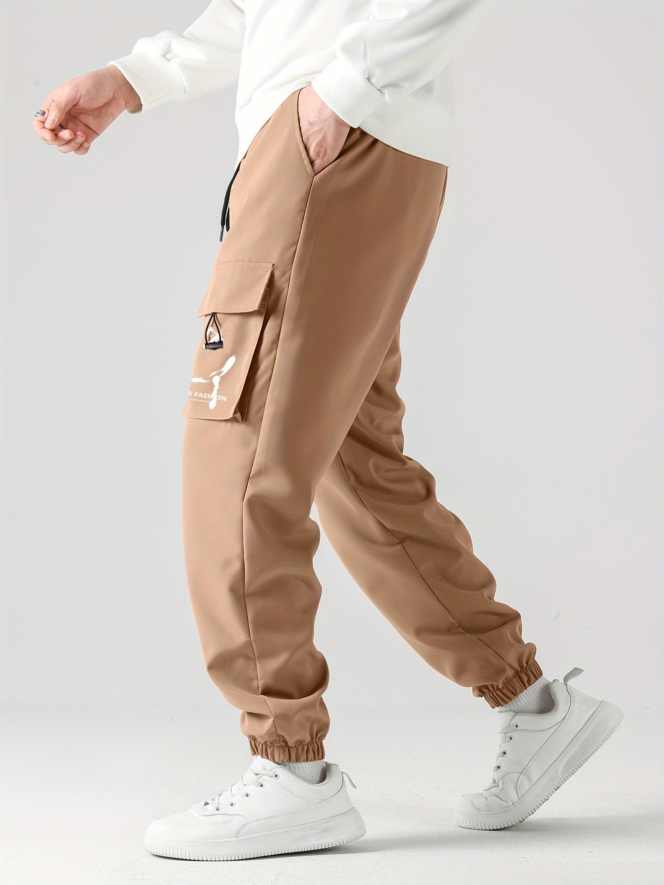 Straight Ankle Cargo Pants Wear - Resistant Casual Trousers – Minimal Elegance | The Simple Co – Men’s Bottoms, minimalist style, quiet luxury aesthetic, modern essential – The Simple Co.