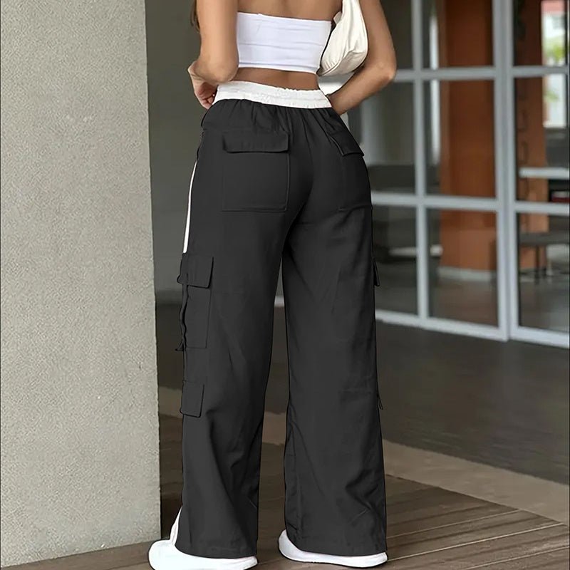 Striped Straight Leg Pants – Minimal Elegance | The Simple Co – Practical cottage, minimalist style, quiet luxury aesthetic, modern essential – The Simple Co.