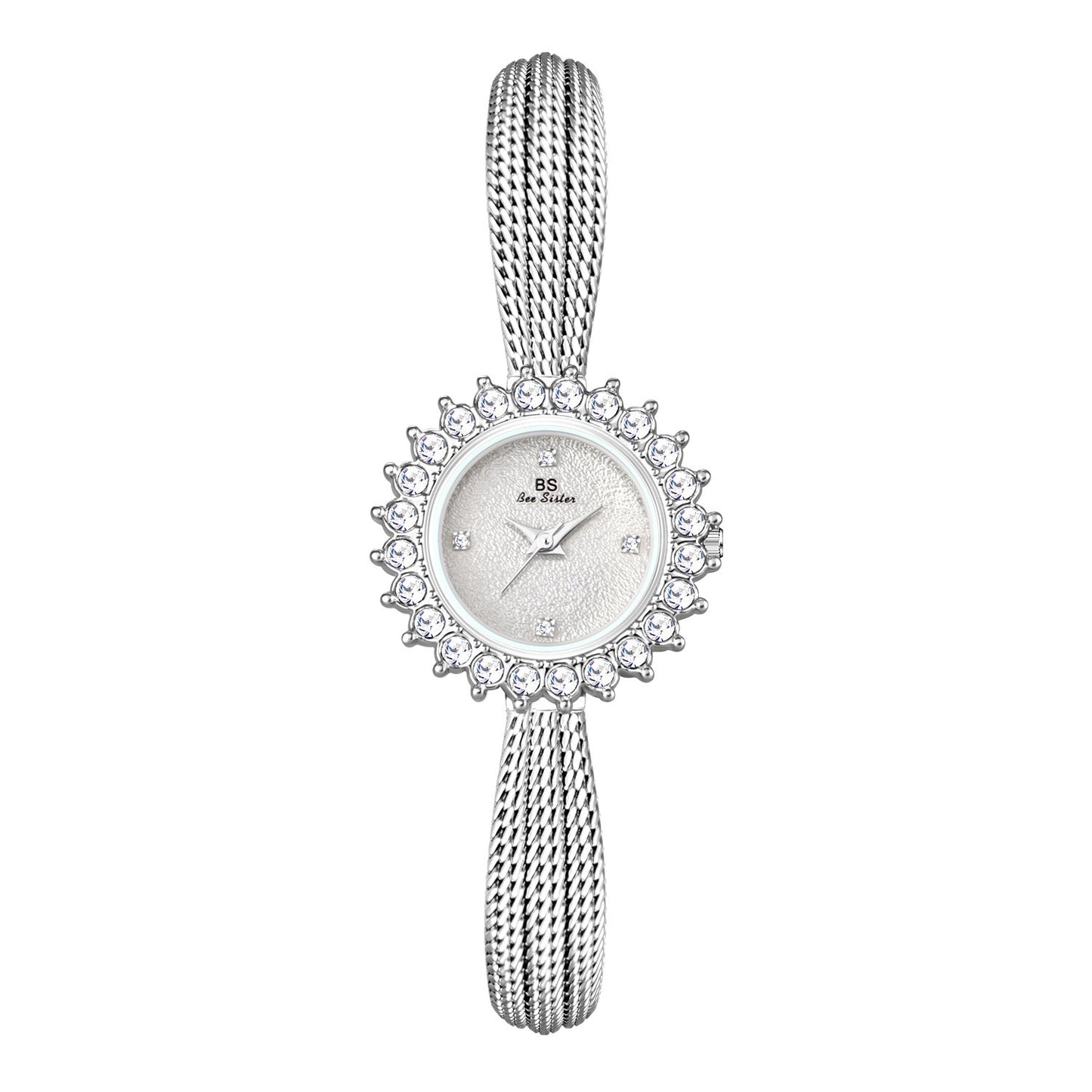 Sun - Patterned Gesang Flower Watch - Light Luxury – Minimal Elegance | The Simple Co – Women's Watches, minimalist style, quiet luxury aesthetic, modern essential – The Simple Co.