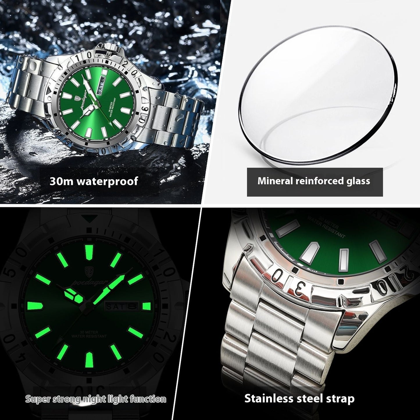 Swiss Brand Waterproof Fashion New Men's – Minimal Elegance | The Simple Co – Practical cottage, minimalist style, quiet luxury aesthetic, modern essential – The Simple Co.