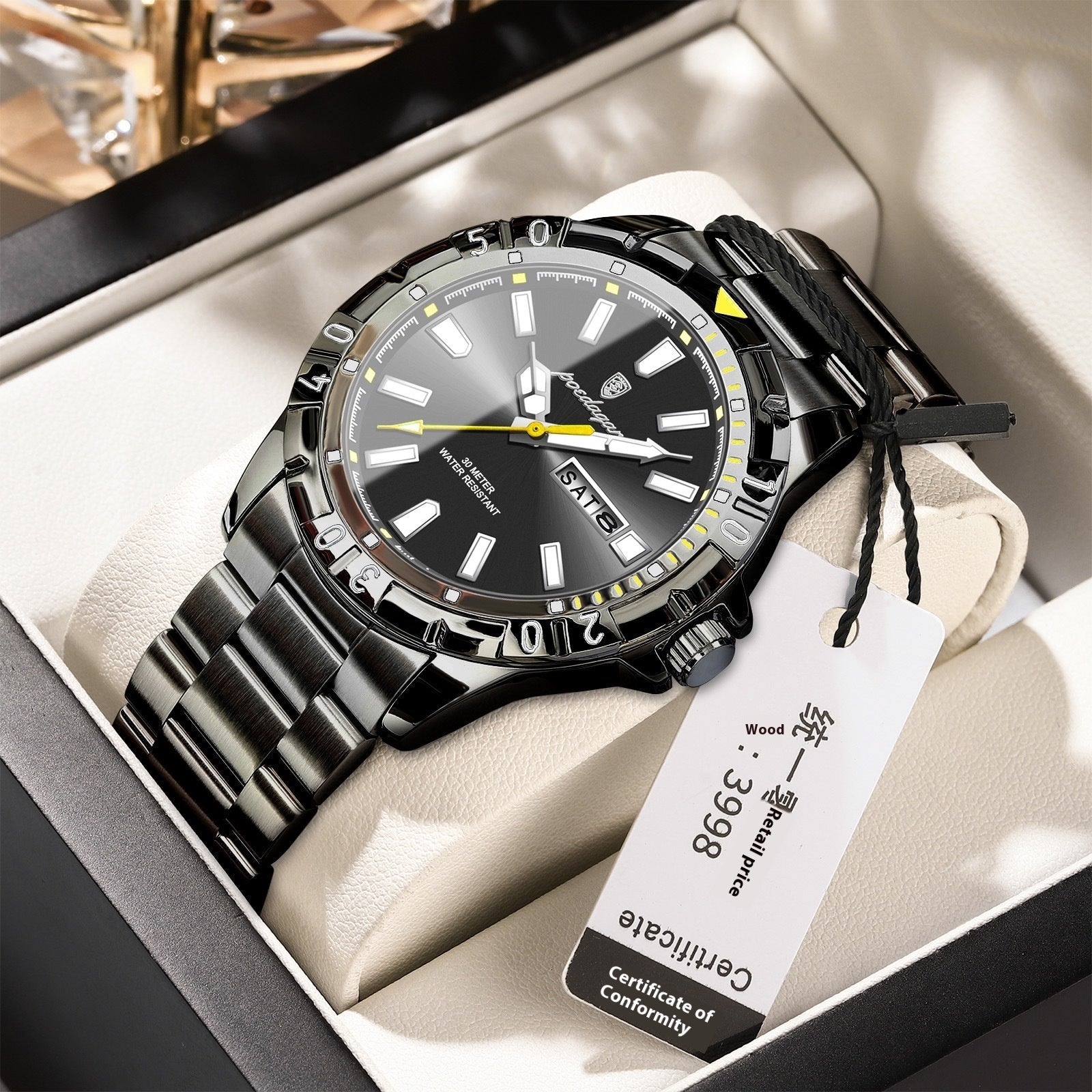 Swiss Brand Waterproof Fashion New Men's – Minimal Elegance | The Simple Co – Practical cottage, minimalist style, quiet luxury aesthetic, modern essential – The Simple Co.