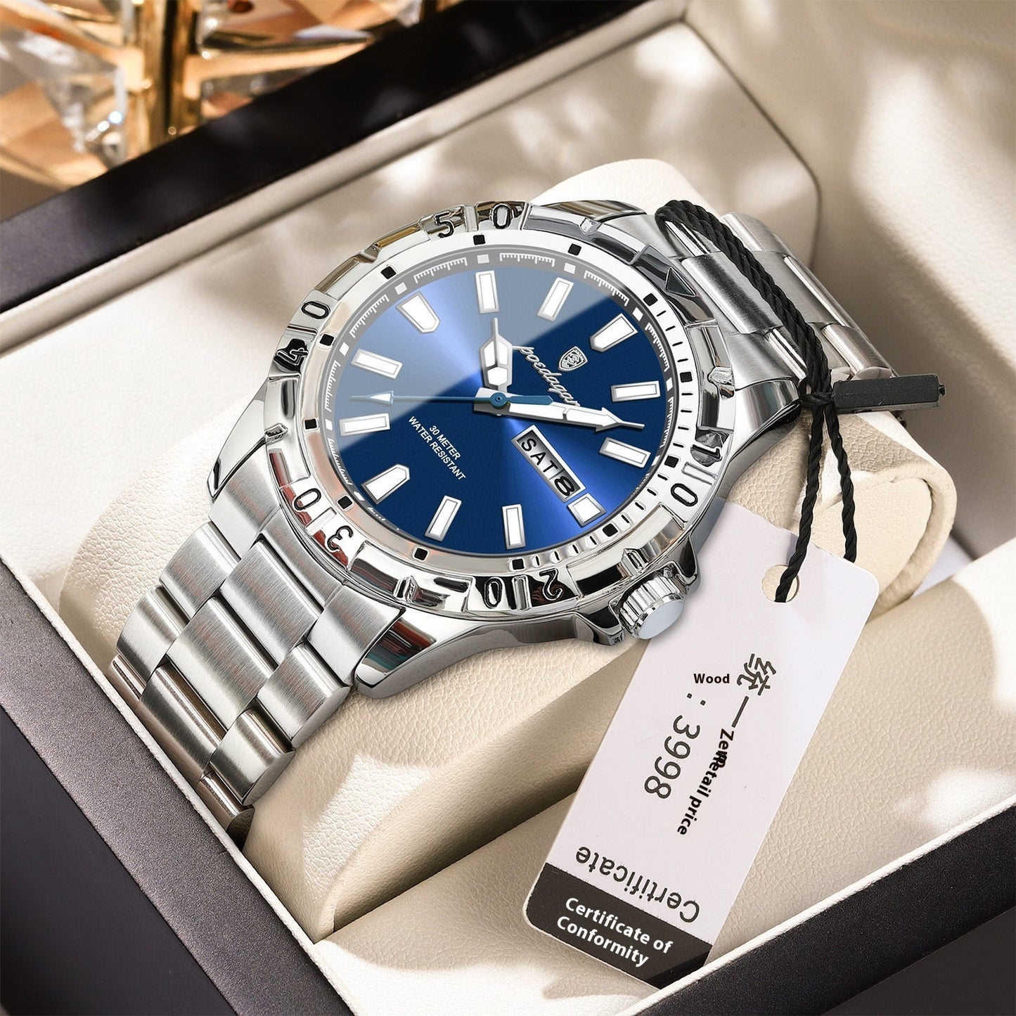Swiss Brand Waterproof Fashion New Men's – Minimal Elegance | The Simple Co – Practical cottage, minimalist style, quiet luxury aesthetic, modern essential – The Simple Co.