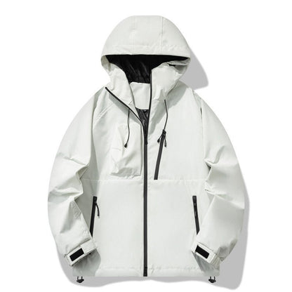 Three - proof Outdoor Windproof Waterproof Jacket – Minimal Elegance | The Simple Co – Practical cottage, minimalist style, quiet luxury aesthetic, modern essential – The Simple Co.