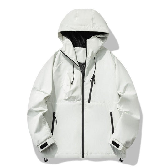 Three - proof Outdoor Windproof Waterproof Jacket – Minimal Elegance | The Simple Co – Practical cottage, minimalist style, quiet luxury aesthetic, modern essential – The Simple Co.