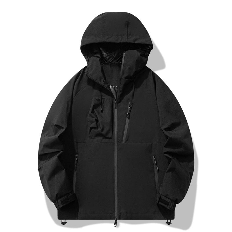 Three - proof Outdoor Windproof Waterproof Jacket – Minimal Elegance | The Simple Co – Practical cottage, minimalist style, quiet luxury aesthetic, modern essential – The Simple Co.