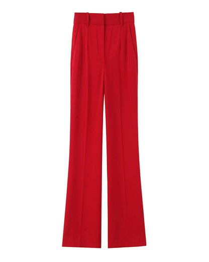 Belted Vest & Flared Trouser Separates — Red Pants — 1600x2000