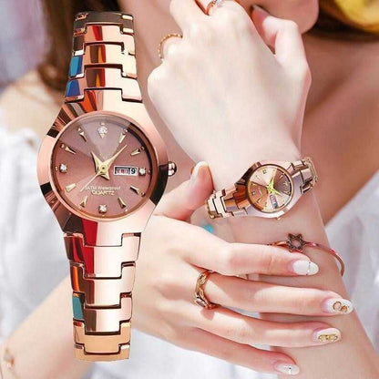 Versatile Waterproof Luminous Niche - Style Quartz Watch With Calendar – Minimal Elegance | The Simple Co – Practical cottage, minimalist style, quiet luxury aesthetic, modern essential – The Simple Co.