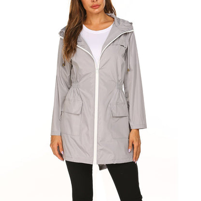 Waterproof Hooded Raincoat – Minimal Elegance | The Simple Co – Practical cottage, minimalist style, quiet luxury aesthetic, modern essential – The Simple Co.
