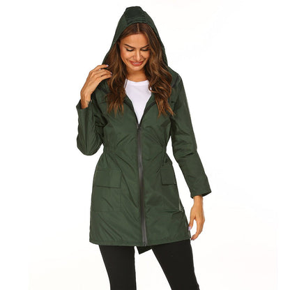 Waterproof Hooded Raincoat – Minimal Elegance | The Simple Co – Practical cottage, minimalist style, quiet luxury aesthetic, modern essential – The Simple Co.
