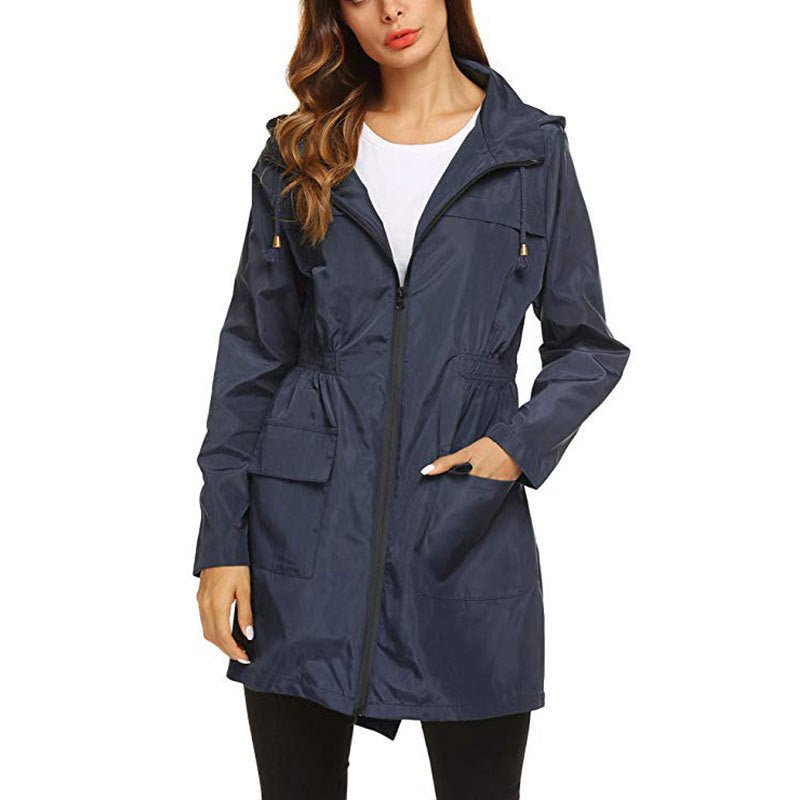 Waterproof Hooded Raincoat – Minimal Elegance | The Simple Co – Practical cottage, minimalist style, quiet luxury aesthetic, modern essential – The Simple Co.