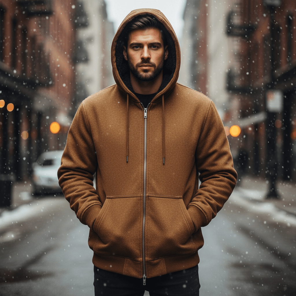 Winter Hooded Coat With Pockets Fashion – Minimal Elegance | The Simple Co – Practical cottage, minimalist style, quiet luxury aesthetic, modern essential – The Simple Co.