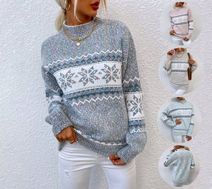 Winter Snowflake Sweater – Minimal Elegance | The Simple Co – Practical cottage, minimalist style, quiet luxury aesthetic, modern essential – The Simple Co.
