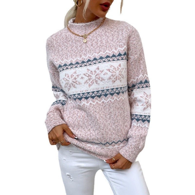 Winter Snowflake Sweater – Minimal Elegance | The Simple Co – Practical cottage, minimalist style, quiet luxury aesthetic, modern essential – The Simple Co.