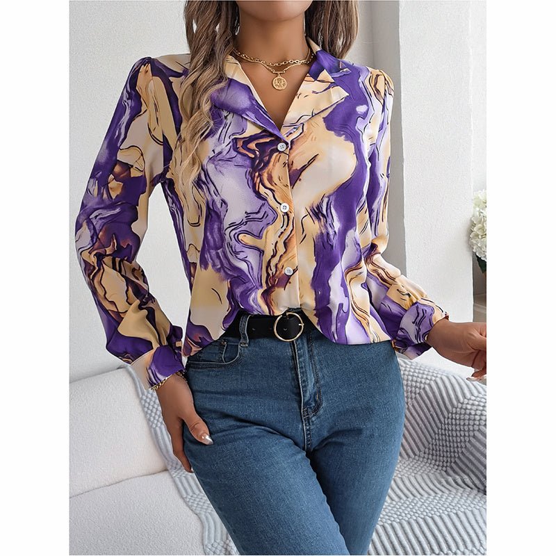 Women Fashion Button Down Shirts V – Minimal Elegance | The Simple Co – Practical cottage, minimalist style, quiet luxury aesthetic, modern essential – The Simple Co.