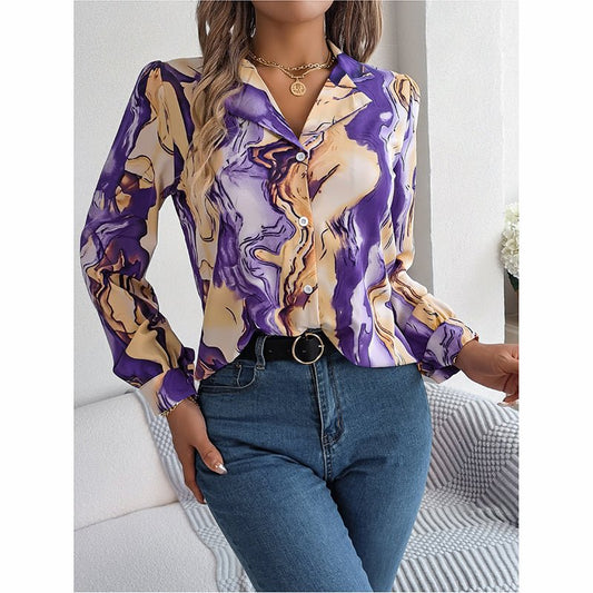Women Fashion Button Down Shirts V – Minimal Elegance | The Simple Co – Practical cottage, minimalist style, quiet luxury aesthetic, modern essential – The Simple Co.
