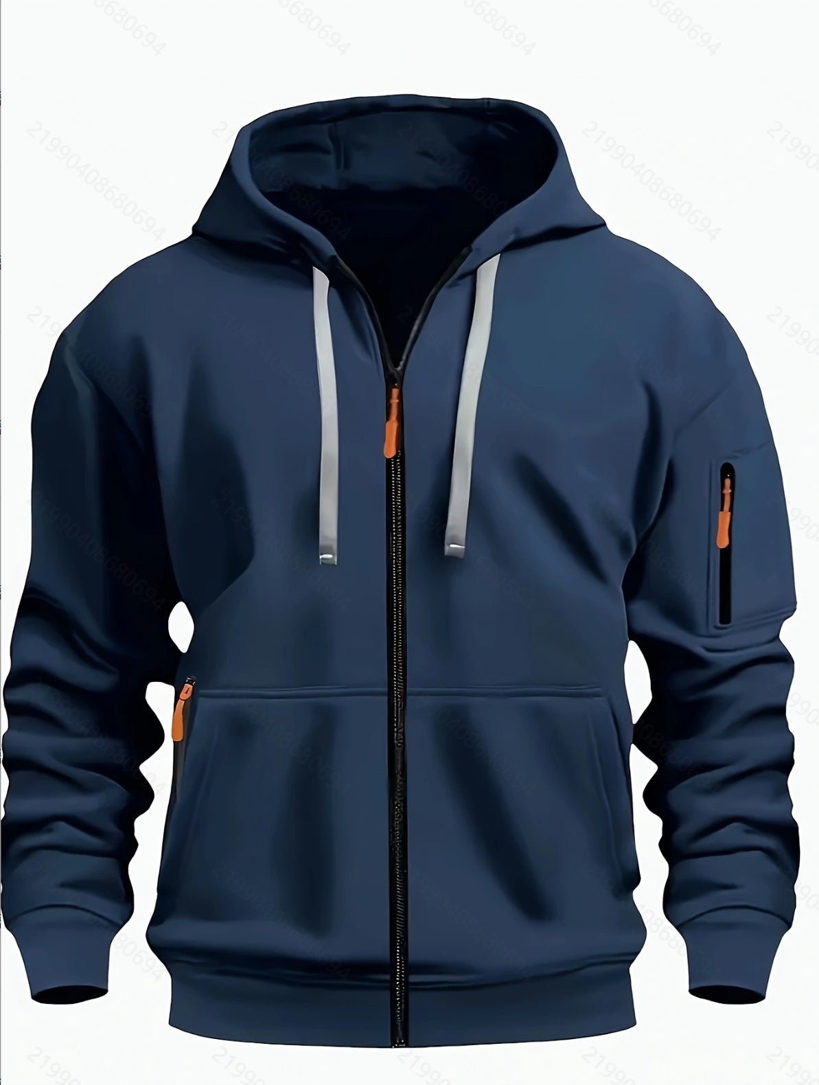 Zipper Hooded Sweatshirt Men's Sports Casual – Minimal Elegance | The Simple Co – Practical cottage, minimalist style, quiet luxury aesthetic, modern essential – The Simple Co.