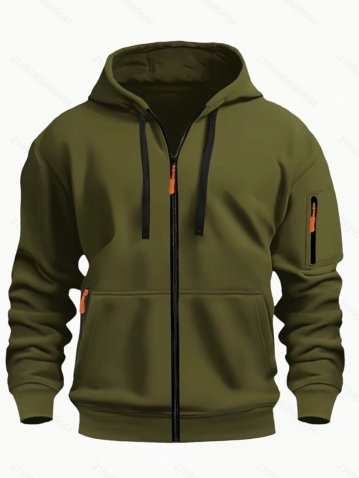 Zipper Hooded Sweatshirt Men's Sports Casual – Minimal Elegance | The Simple Co – Practical cottage, minimalist style, quiet luxury aesthetic, modern essential – The Simple Co.
