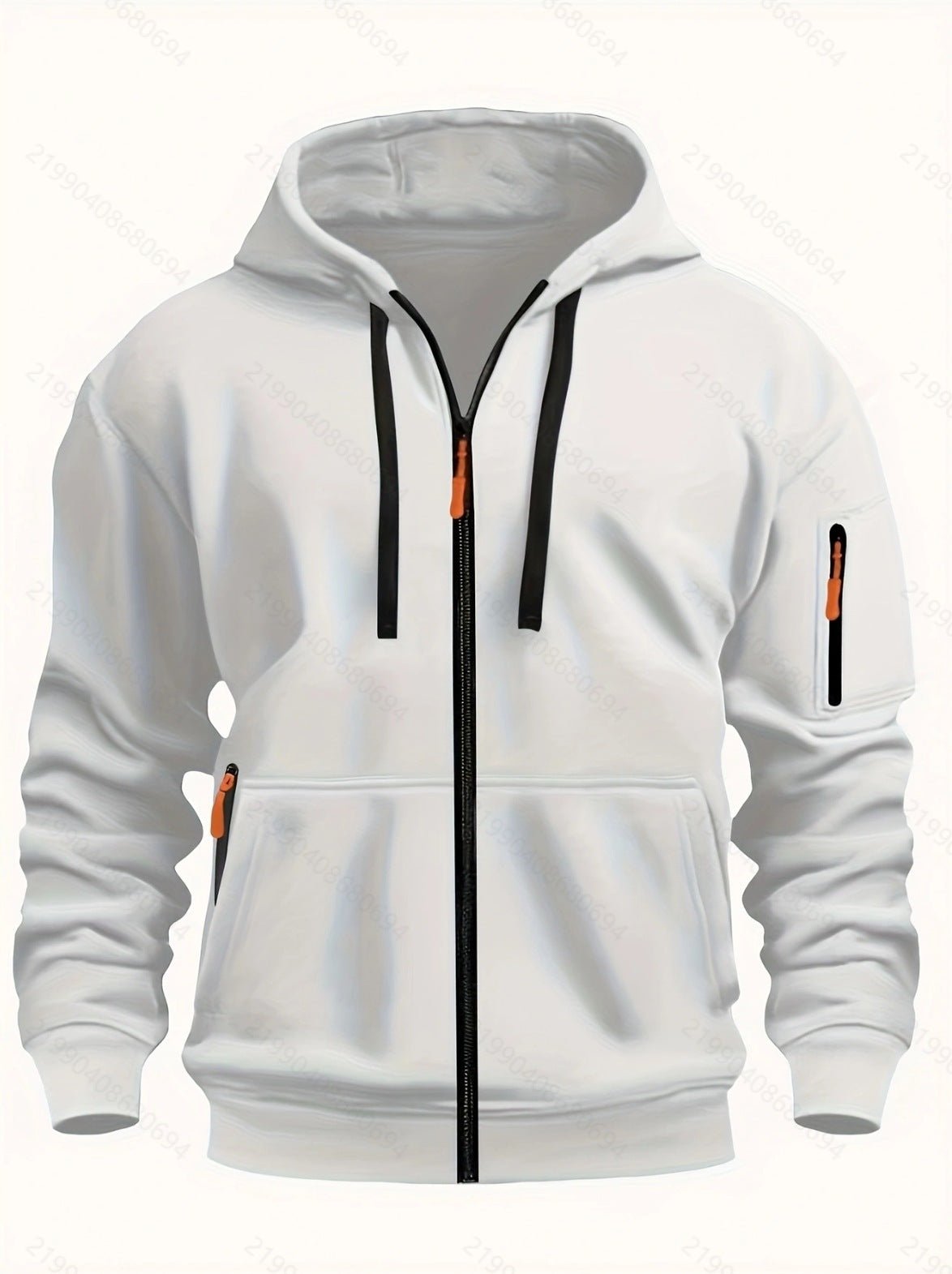 Zipper Hooded Sweatshirt Men's Sports Casual – Minimal Elegance | The Simple Co – Practical cottage, minimalist style, quiet luxury aesthetic, modern essential – The Simple Co.