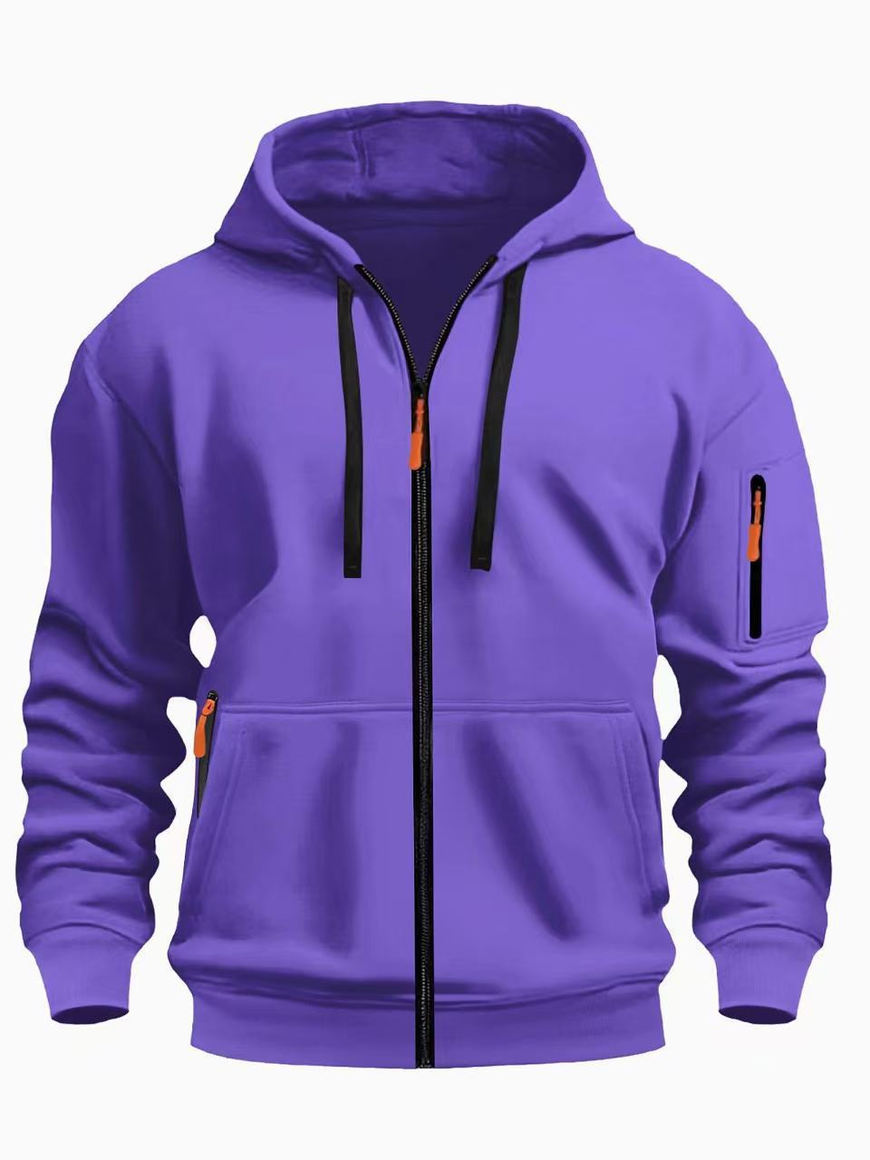 Zipper Hooded Sweatshirt Men's Sports Casual – Minimal Elegance | The Simple Co – Practical cottage, minimalist style, quiet luxury aesthetic, modern essential – The Simple Co.