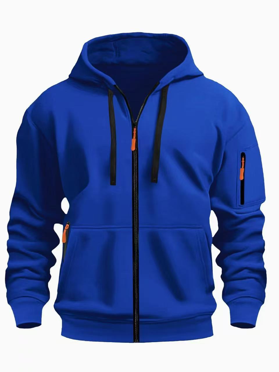 Zipper Hooded Sweatshirt Men's Sports Casual – Minimal Elegance | The Simple Co – Practical cottage, minimalist style, quiet luxury aesthetic, modern essential – The Simple Co.